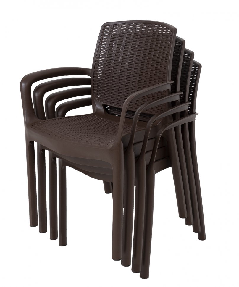 Стул из искусственного ротанга JRS-V Венге