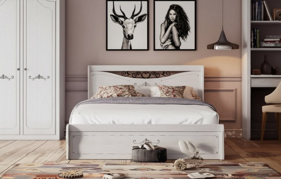 Кровать 160х200 Афродита 01 (Арника) с подъемным механизмом